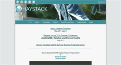 Desktop Screenshot of haystack-mtn.org